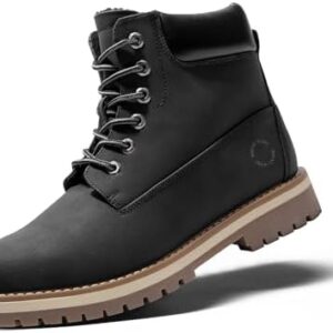 Bruno Marc Mens Classic Snow Boots Outdoor Waterproof Warm Winter Ankle Boots Hiking,Size 10,Black,SBSB226M-E Fashion