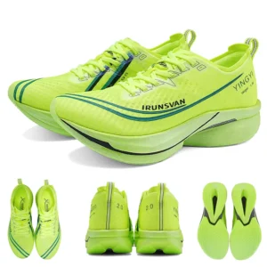 IRUNSVAN 2025 Carbon Shoes Trail Running Shoes Marathon Air Cushion Men Sports Running Shoes Original Trendy Casual Unisex